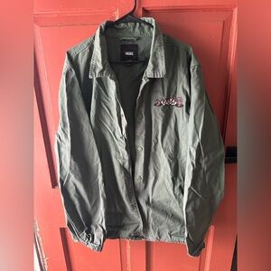 Vans Green Jacket Canvas Cotton Torrey Skate